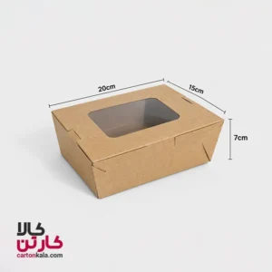 جعبه مقوایی پذیرایی کرافت
