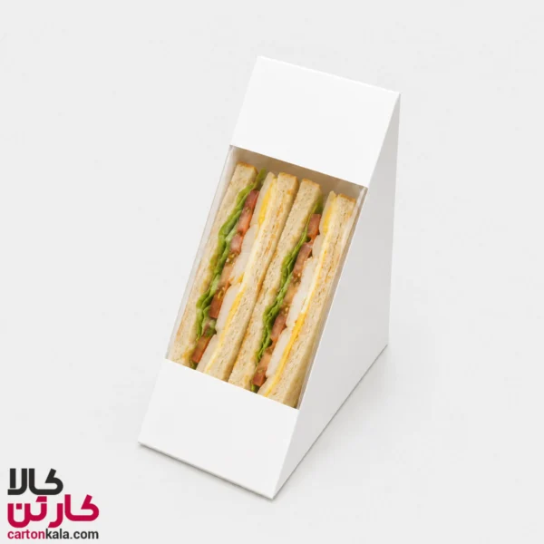 جعبه ساندویچ کلاب سفید