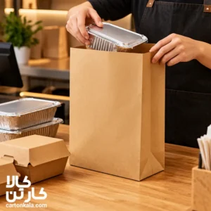 پاکت ظرف غذایی کرافت
