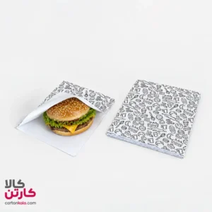 پاکت همبرگر عمومی آماده