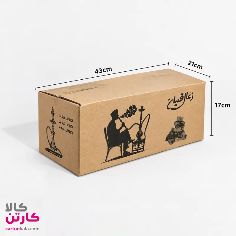 charcoal-box-carton6-8kg کارتن ذغال لیمو