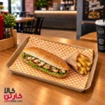 کاغذ شطرنجی نارنجی کارتن کالا